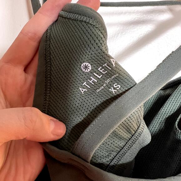 Athleta Green Y Back Sports Bra LAST CALL - Picture 4 of 4